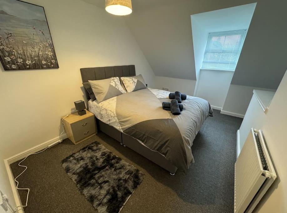 Modern Townhouse - 3 Bed 2.5 Bath 2 Private Gated Parking Villa Wellingborough Eksteriør billede